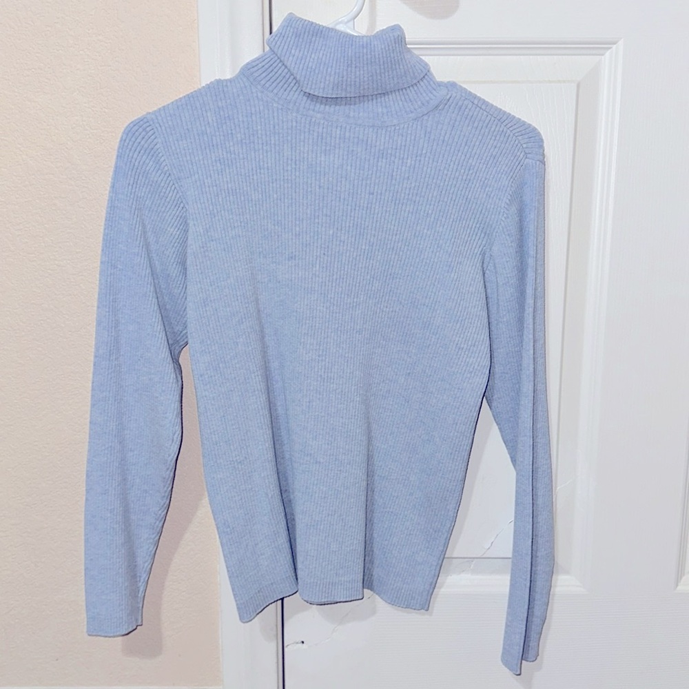 Baby blue GAP turtleneck